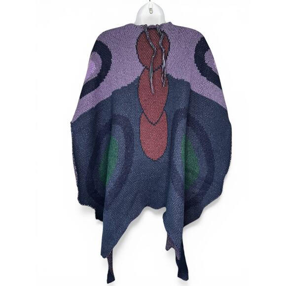 Earthbound Trading Co Sweaters - NWT Earthbound Trading Butterfly Knit Kimono Cardigan Purple Boho Festival Wrap
